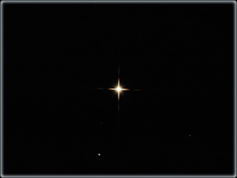 Arcturus is the 3rd brightest star in the sky. This picture was taken with a Nikon D70 and 600mm f4 ED lens - diffraction spikes created with fishing line and stopping down the aperture ring. By Walt Davis.