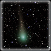 Comet Lulin as it is leaving our solar system